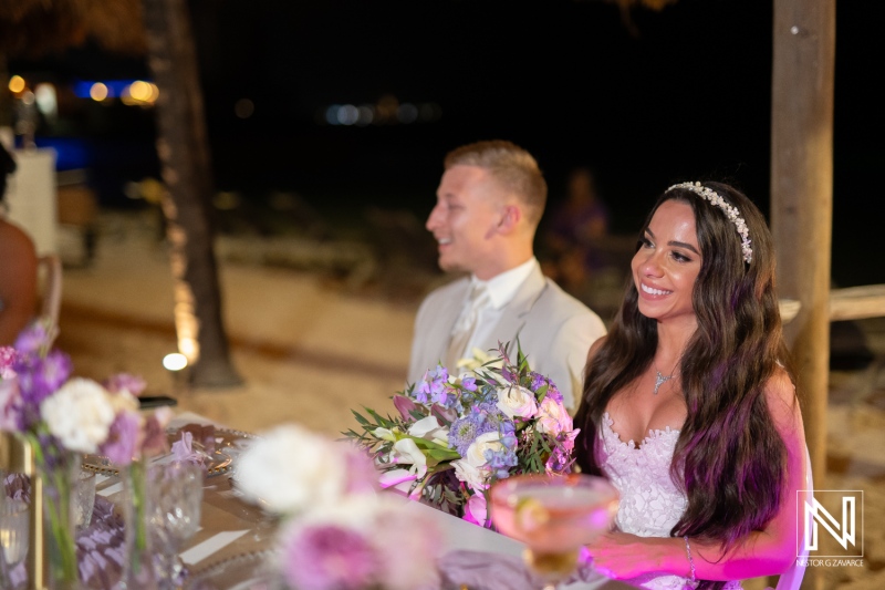 Celebration of love during a wedding at Renaissance Wind Creek Curacao Resort with joyful moments shared by the couple and guests