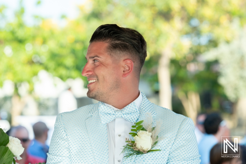 Groom waiting for the bride