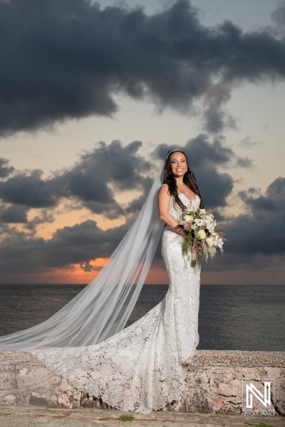 Bridal sunset shot
