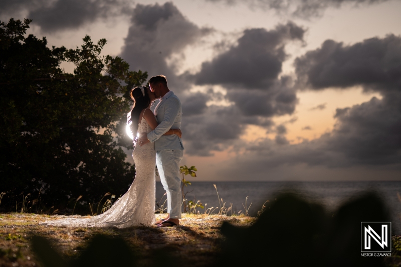 Bride and groom photoshoot session
