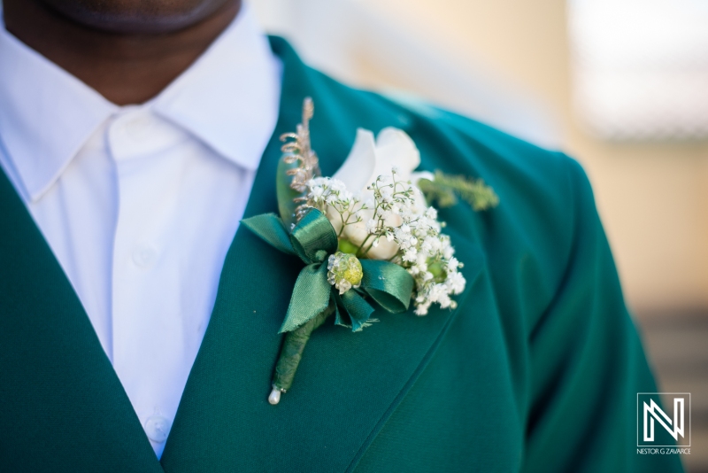 Groom's boutonier