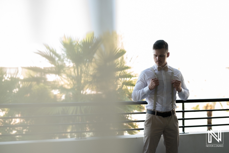 Groom's photoshoot session