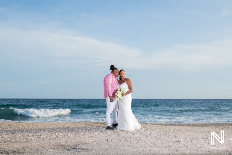 Bride and groom photo session