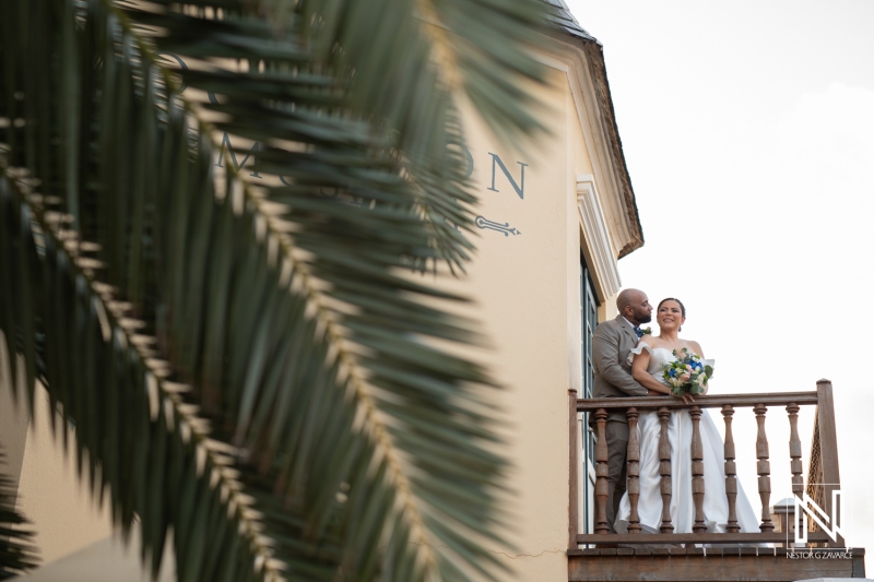 Bride and Groom photoshoot at Avila Beach Hotel