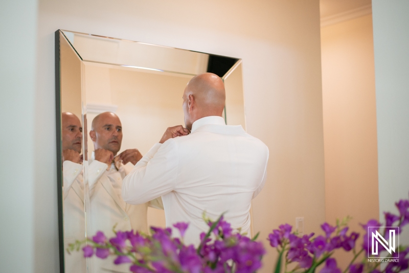 groom getting ready