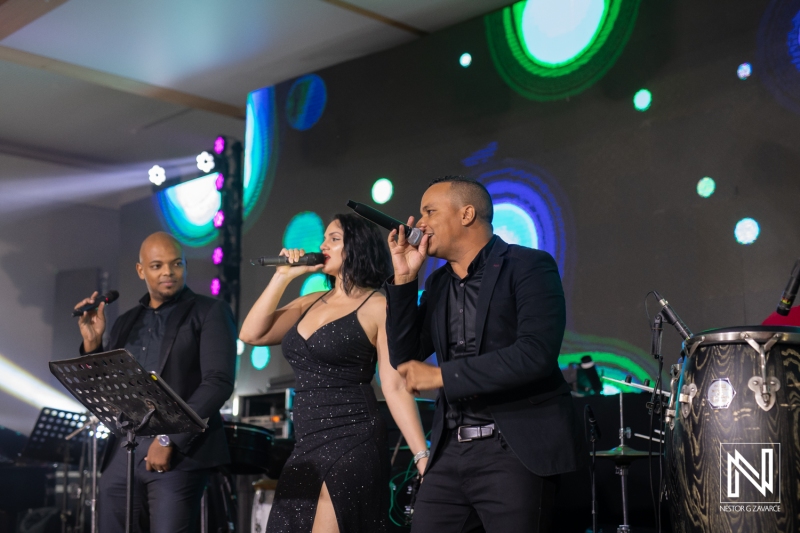 Gino Coelho and friends band curacao at wedding party