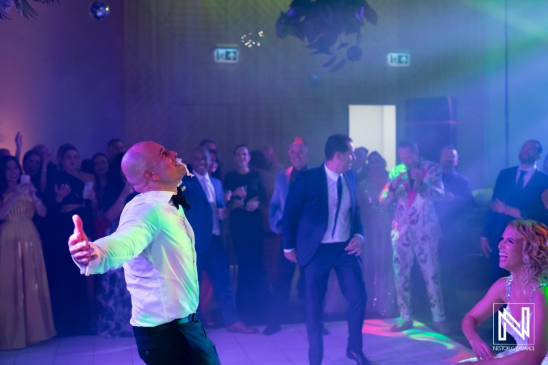 Groom with the garter