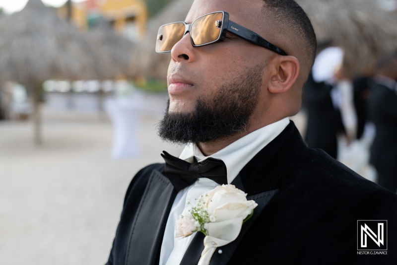 Groom waiting for the bride