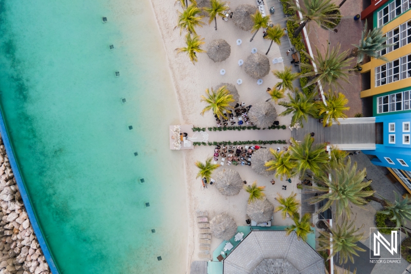 Ceremony drone shot