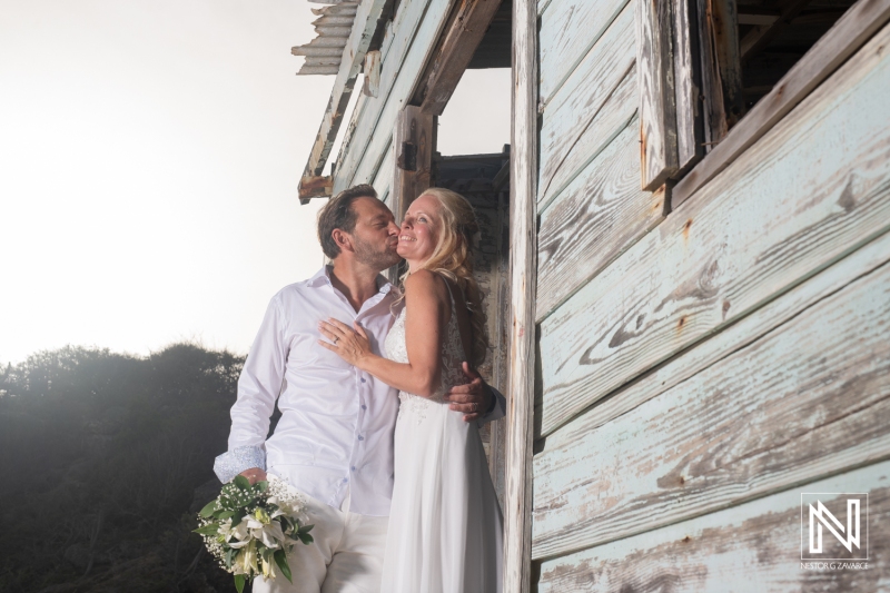 Bride and groom photoshoot session