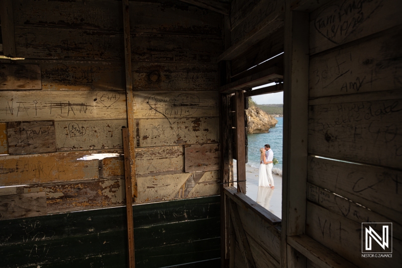 Bride and groom photoshoot session