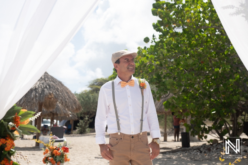 Groom waiting for the bride