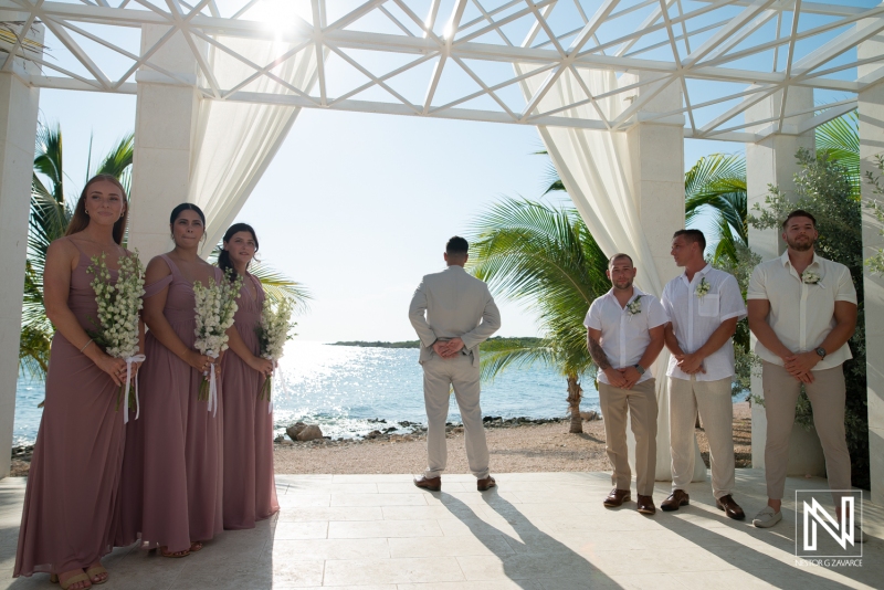 Groom waiting for the bride