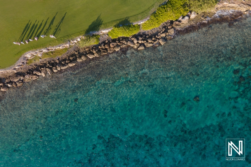 Drone photoshoot with bicicles