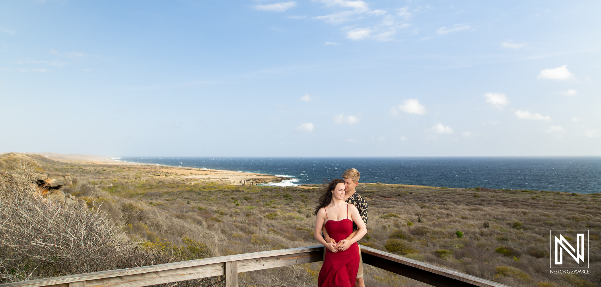 Couple photoshoot at Christoffel Park in Curacao