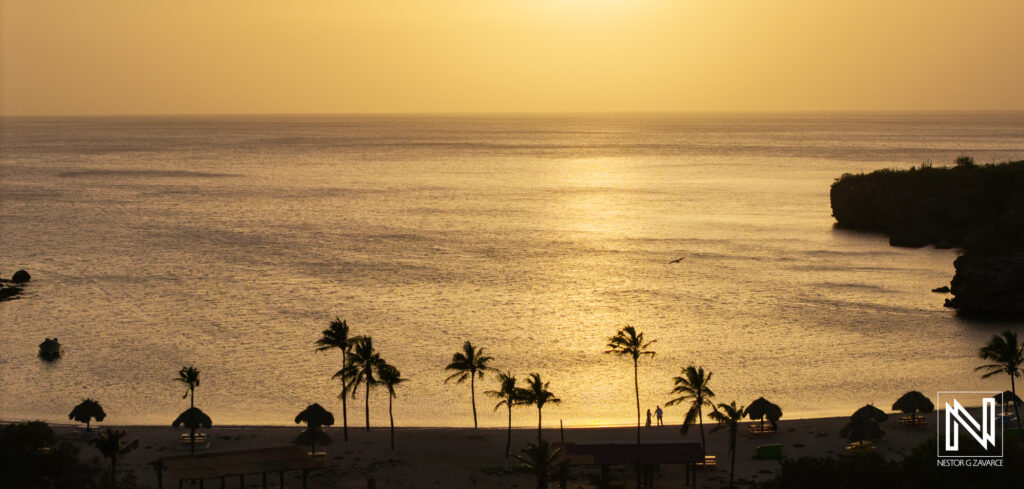 Destination wedding at Playa Santa Cruz in Curacao